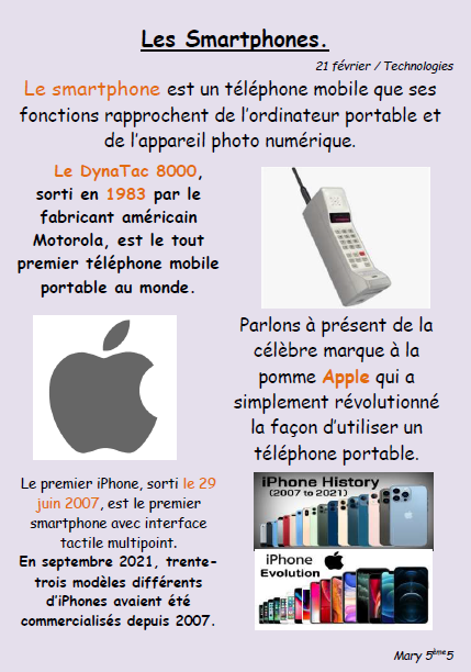 Article mary smartphones
