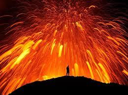 Feux d artifices volcaniques