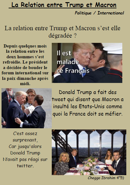 Trump Macron