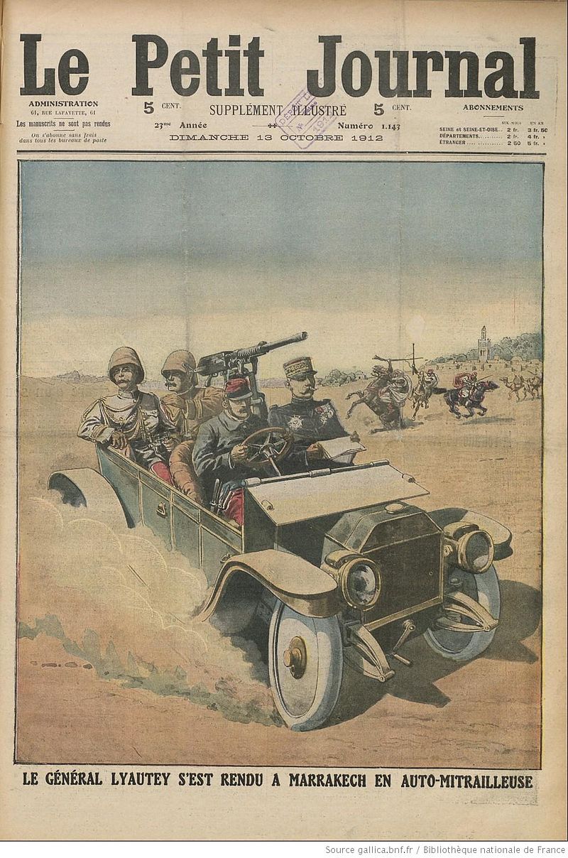 800px lyautey reaches marrakesh in armored car 1912 le petit journal